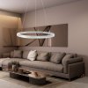 Toolight, lampă de tavan LED 60cm, 36W, 4000K, MS010-CP, cromată, OSW-09620