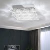 Toolight, Lampă de tavan LED 38x35cm, 40W, 4000K, 3600lm, MS015-C, cromată, OSW-09627