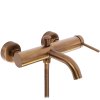 Rea Spot, baterie cadă cu set de duș manual, cupru mat, REA-B2084