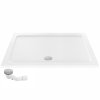 Rea Belmond, cădiță de duș acrilică 120x90x5 cm, alb lucios, REA-K4373