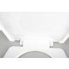 Aqualine, scaun WC REGINA, alb, 3551