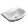 Lavoar ceramic Aqualine, ZERO, alb, 55x43.5cm, 6055