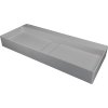 Deante Blur, lavoar blat granit 800x400x120 mm, gri metalic, DEA-CQB_SU8S