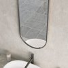 ErgaOvalMirror35x90cmBlackFrame 3
