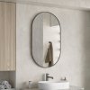 ErgaOvalMirror60x100cmBlackFrame 2