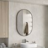 ErgaOvalMirror60x90cmBlackFrame 2