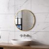 ErgaRoundMirror60x60cmGoldenFrame 2