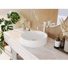 Gamma Frezja, lavoar rotund de blat 425x425x105 mm, alb lucios, GMA-UC-FREZJAOK