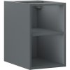 Mexen Box-A, dulap deschis cu raft 30 cm, grafit mat, 91AX2-0300-470-0-66