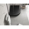 Mexen Flow+, cădiță de duș asimetrică, cu un sfert de cerc, dreapta, 100 x 90 cm, negru mat, 46Q709010RH