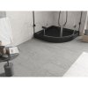 Mexen Flow+, cădiță de duș rotundă 90 x 90 cm, negru mat, 46Q709090H