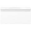 Mexen Orio, mobilier baie 50 cm cu lavoar Vela, 1 sertar, alb mat, 91A10-05023-1-BF01-W23M01