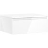 Mexen Orio, mobilier de baie 60 cm cu blat, 1 sertar, alb lucios, 91A10-06023-1-BFC00