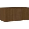 Mexen Rivel, mobilier baie 100 cm, 1 sertar, canelat, nuc, 91A20-10047-1-BF86