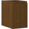 Mexen Rivel, mobilier baie 30 cm, 1 ușă, canelat, nuc, 91A21-03047-1-BF86