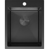 Chiuvetă Mexen Solix, din oțel inoxidabil cu 1 compartiment, 400 x 500 mm, neagră, 6406401000-70