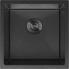 Chiuvetă Mexen Trixo, din oțel inoxidabil cu 1 compartiment, 440 x 440 mm, neagră, 6413441000-70