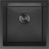 Chiuvetă Mexen Trixo, din oțel inoxidabil cu 1 cuvă, 440 x 440 mm, neagră, model fagure, 6413441000-70HC