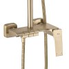 Rea Joe, set de duș cu duș manual și cap de duș, auriu mat, REA-P5656