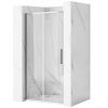 Rea Rapid Slide, ușă de duș glisantă 1600 x 1950 mm, sticlă transparentă de 6 mm, profil cromat, REA-K5457