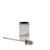 Suport WC metalic cu perie, cromat, Rea Til, REA-88094