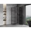 Mexen Mist T, cabină de duș cu uși batante, dreapta, 70 x 70 cm, sticlă transparentă de 8 mm, profil negru, 8A4T-070-070-70-77-P
