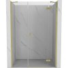 Mexen Mist-H, ușă de duș cu 1 aripă, dreapta, 150 cm, sticlă transparentă, profil auriu mat, 8A5-150-001-55-00-P