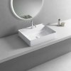 Lavoar ceramic Aqualine, CALLIS, 52x42cm, alb, NP372