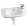 Lavoar ceramic KIA, Aqualine, 49x25cm, alb, NP405