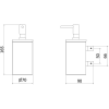 mexen loop dozownik do mydla chrom 70a71058 00