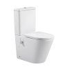 Erga Tina, Vas combinat WC 620x365x820 mm, Fără margine + funcție bideu + capac WC, alb lucios, ERG-V03-TINA-RIM-BID-WH
