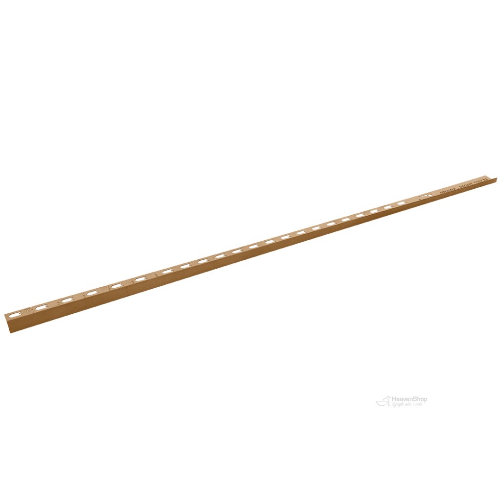 Laveo, lišta na vyspádovanie 120cm, pravá, ružové zlato, LAV-COT_820P