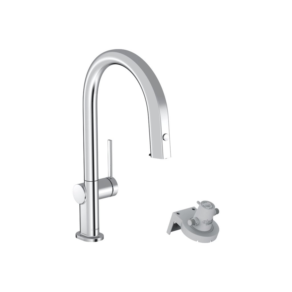 Hansgrohe Aqittura M91, filterSystem 210, vyťahovací výtok, 1jet, chrómová, HAN-76803000