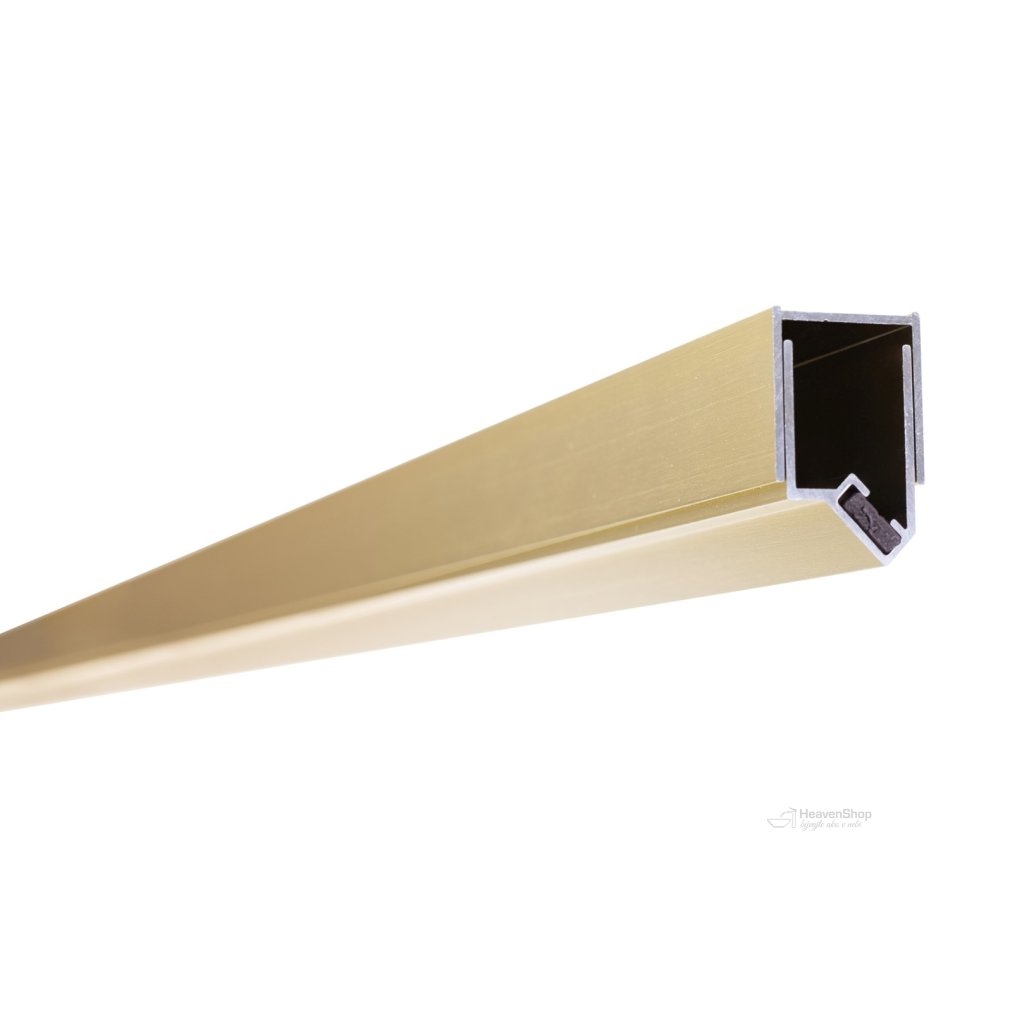 Rea Montana, bočný profil a magnetická lišta 200 cm, zlatá matná, REA-K6388