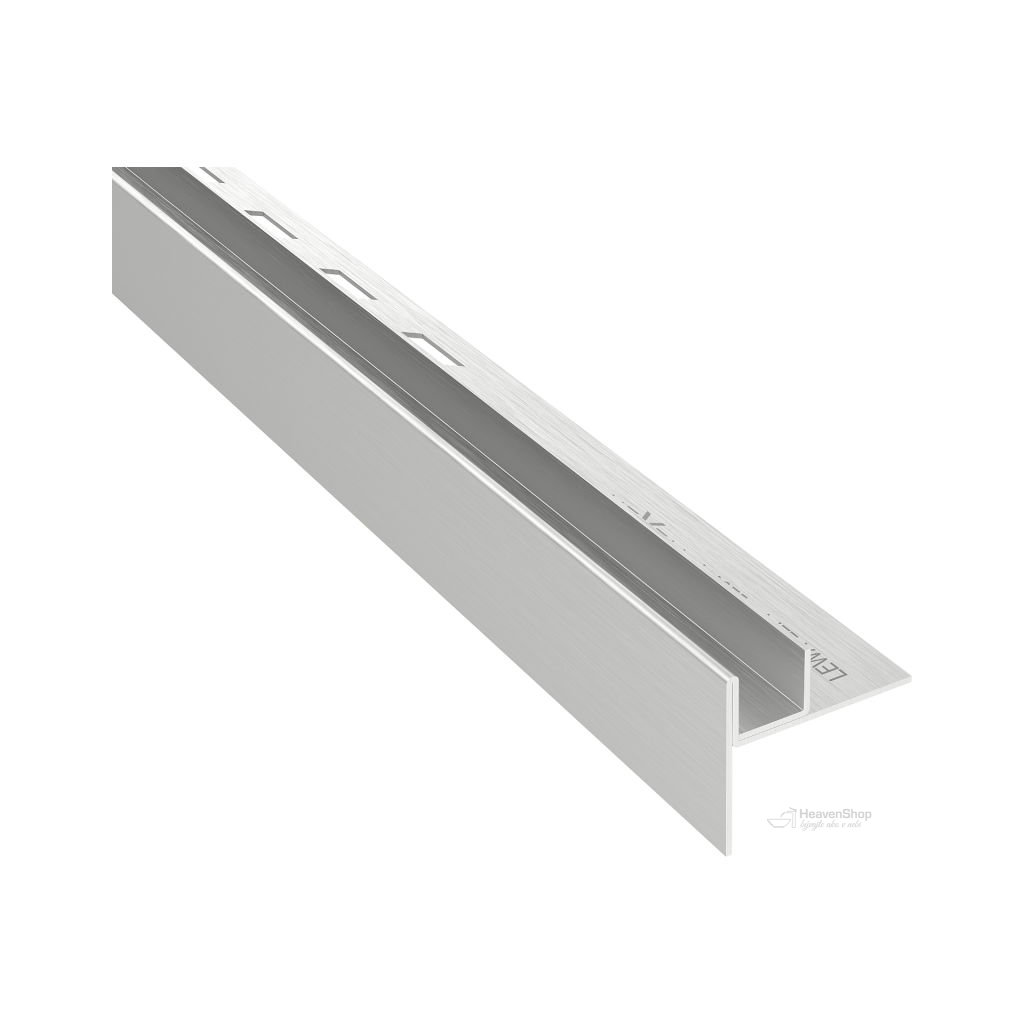 Mexen Line-B lišta na sklo 180 cm ľavá, brúsená oceľ, 181004180L