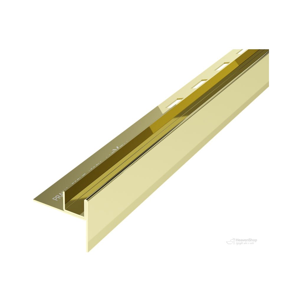 Mexen Line-B lišta na sklo 120 cm pravá, zlatá, 185004120R