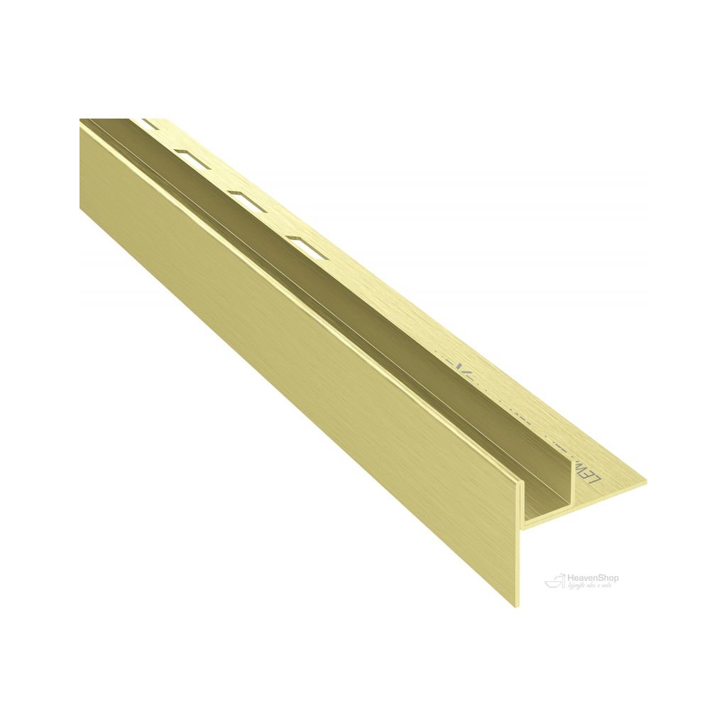 Mexen Line-B lišta na sklo 120 cm ľavá, zlatá matná, 185504120L