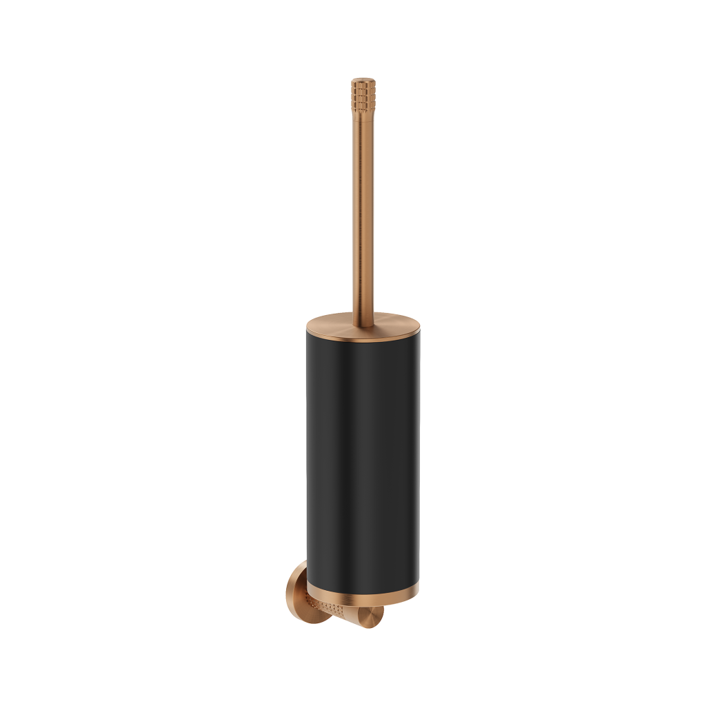 Perie de toaletă suspendată Mexen Triv, neagră / cupru periat, 430x85 mm — 70A33071-65B