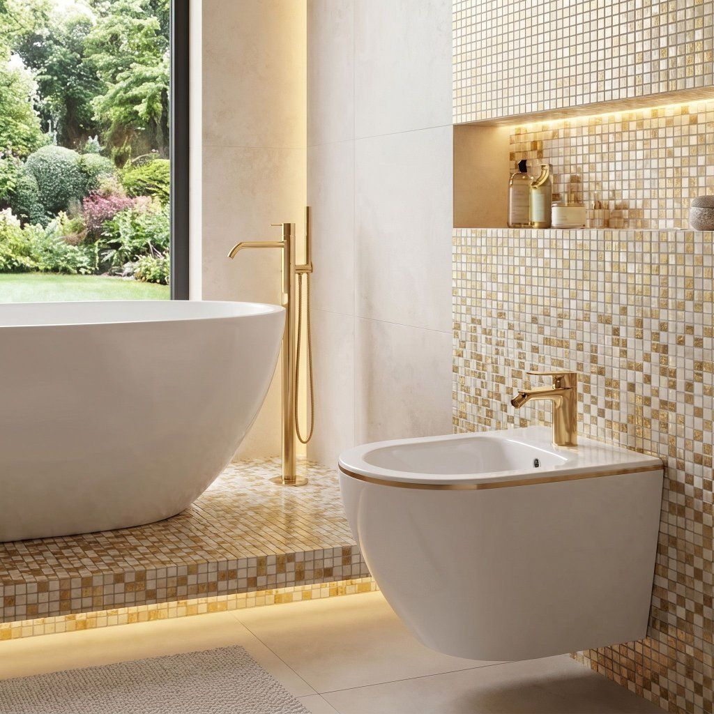 Rea, podomietkový inštalačný set pre bidet 022N, REA-E0631