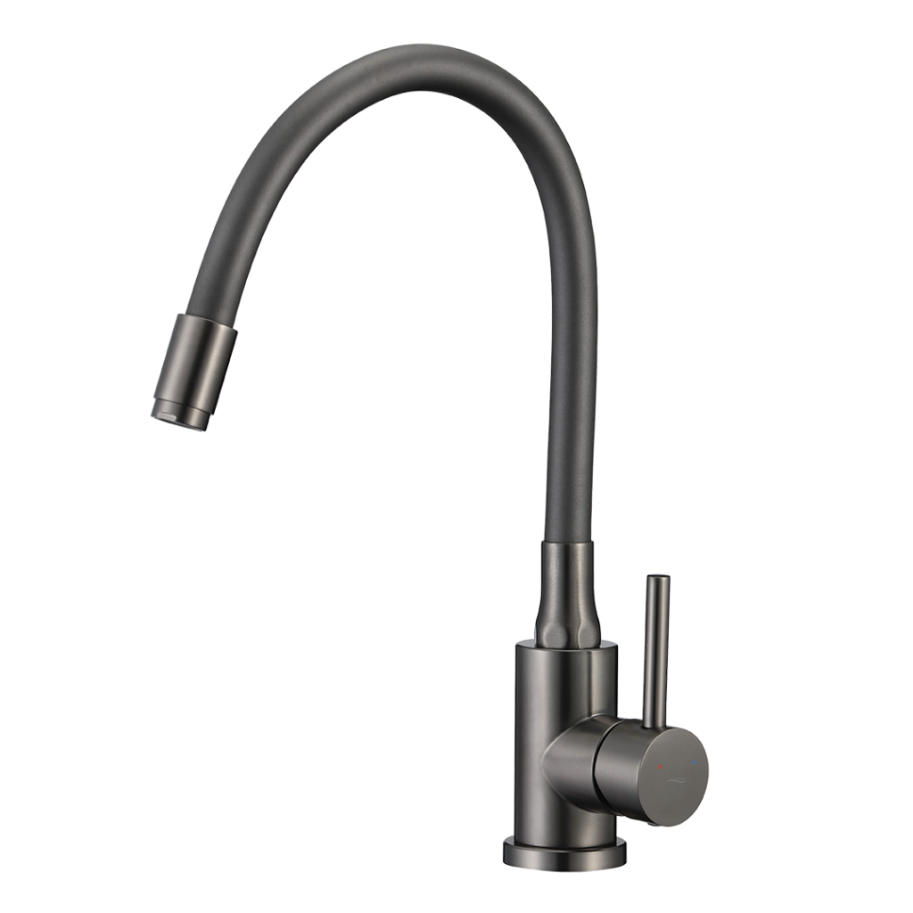 Kuchinox Navira, dřezová baterie stojící s flexibilním ramínkem, grafitová matná, LAV-B53_961E