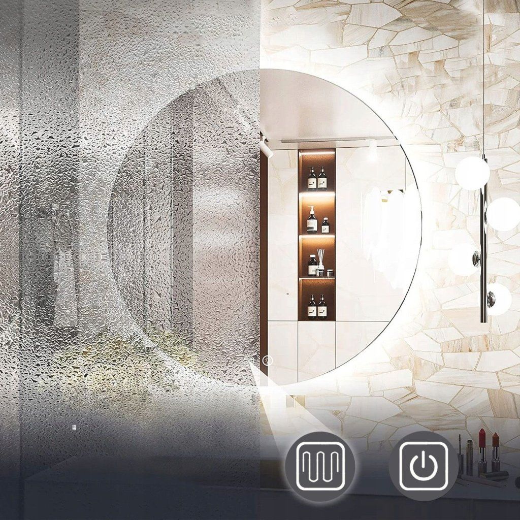 Rea LED zrkadlo okrúhle Ø 50 cm HZJ050 – využitie