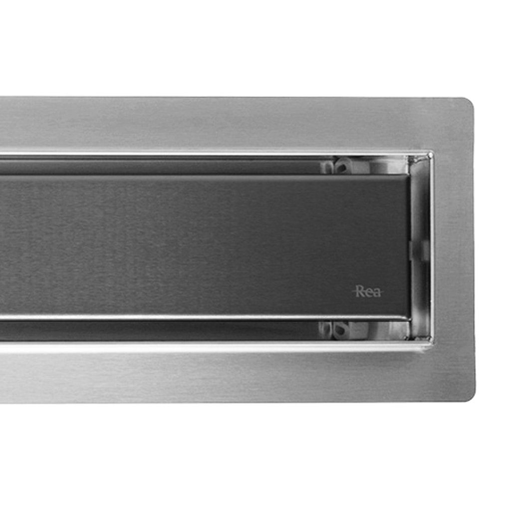 Rea Neox, lineárny podlahový žľab 60 cm, titánová, REA-G9150 – rozmery