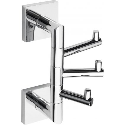 Sapho, X-SQUARE trojháčik otočný, chróm, XQ204