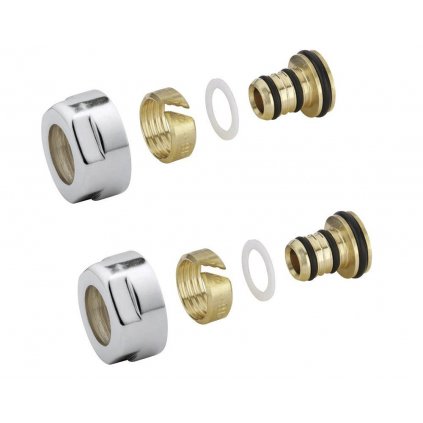 Aqualine, ECO svorné šróbenie pre Alupex 16mm, nikel, CP9980