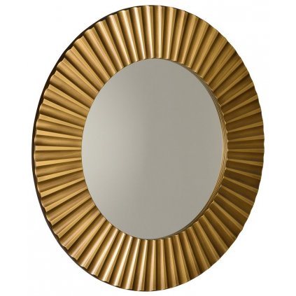 Sapho, PRIDE zrkadlo v ráme, priemer 90cm, bronz, PD904