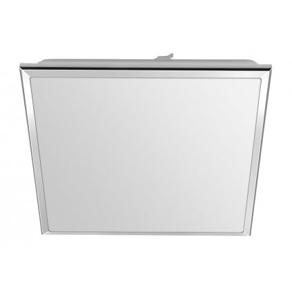 Sapho, SILVER stropné LED svietidlo 10W, 230V, 28x28cm, denná biela, chróm, AU461