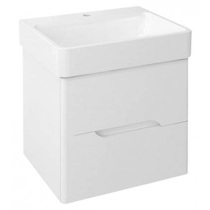 Sapho, MEDIENA umývadlová skrinka 57x50,7x48,5cm, biela matná/biela matná, MD060