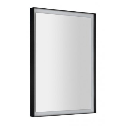 Sapho, SORT LED podsvietené zrkadlo 470x700mmm, čierna mat, ST047