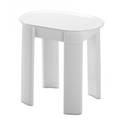Aqualine, TETRA Kúpeľňová stolička 42x41x27 cm, biely, 2872