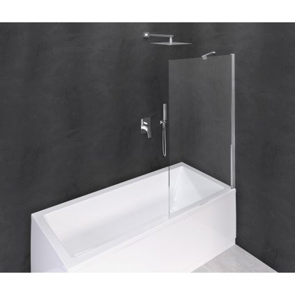 Polysan, MODULAR SHOWER vaňová zástena 750x1500mm, číre sklo, BMS1-75